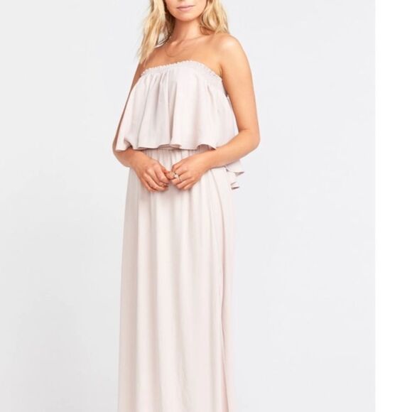 Show Me Your Mumu Hacienda Maxi Dress -show me the ring-medium off shoulder - Picture 3 of 9